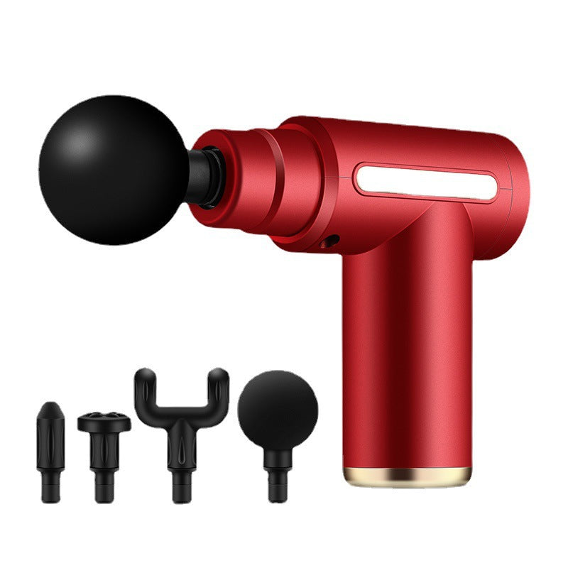 Mini LCD Fascia Gun Fitness Portable Massager Small Massager Electric Massage Gun Gift Fun